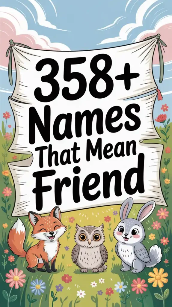 Names That Mean Friend