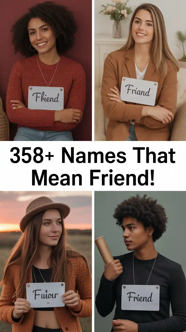 Names That Mean Friend