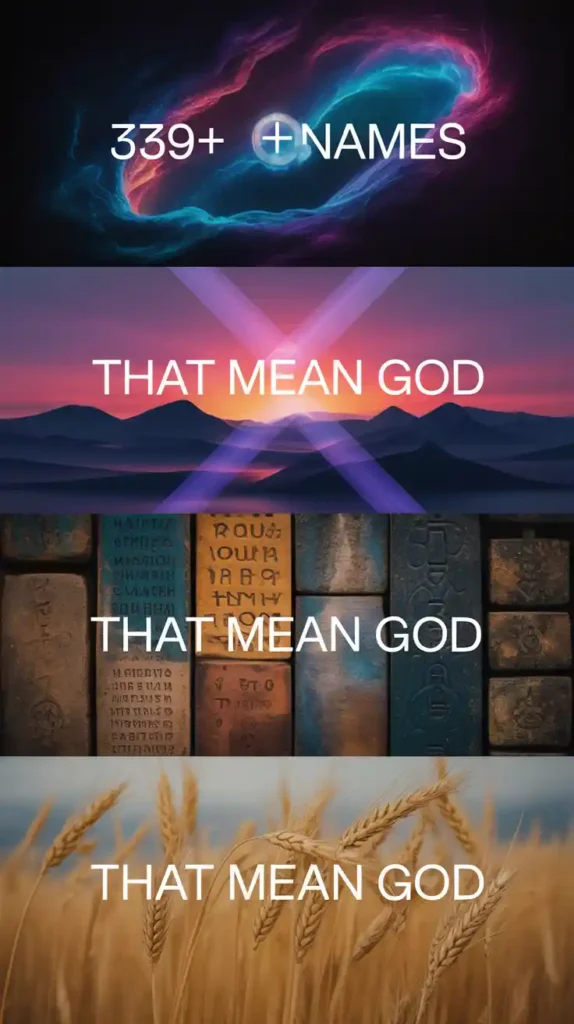 Names That Mean God
