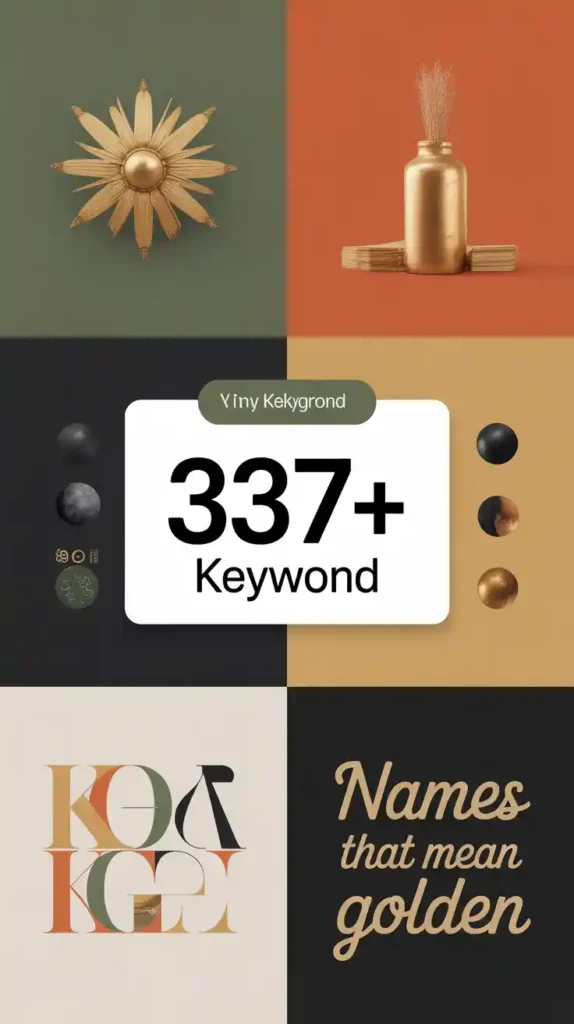  Names That Mean Golden