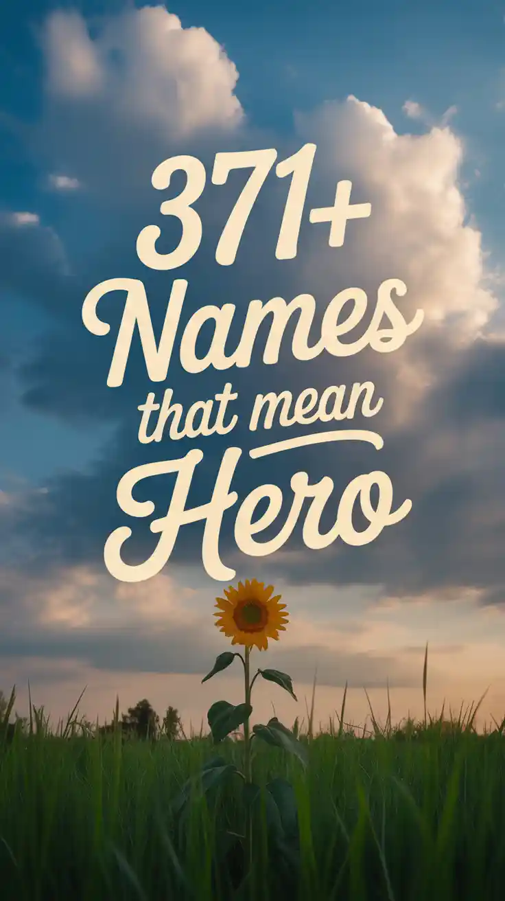Names That Mean Hero