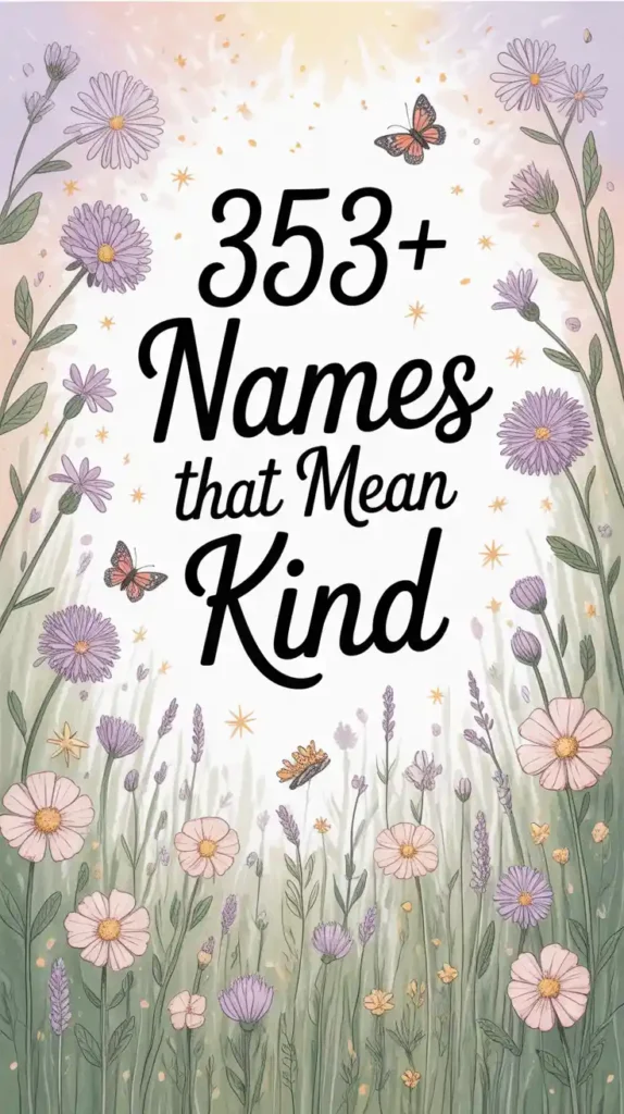  Names That Mean Kind