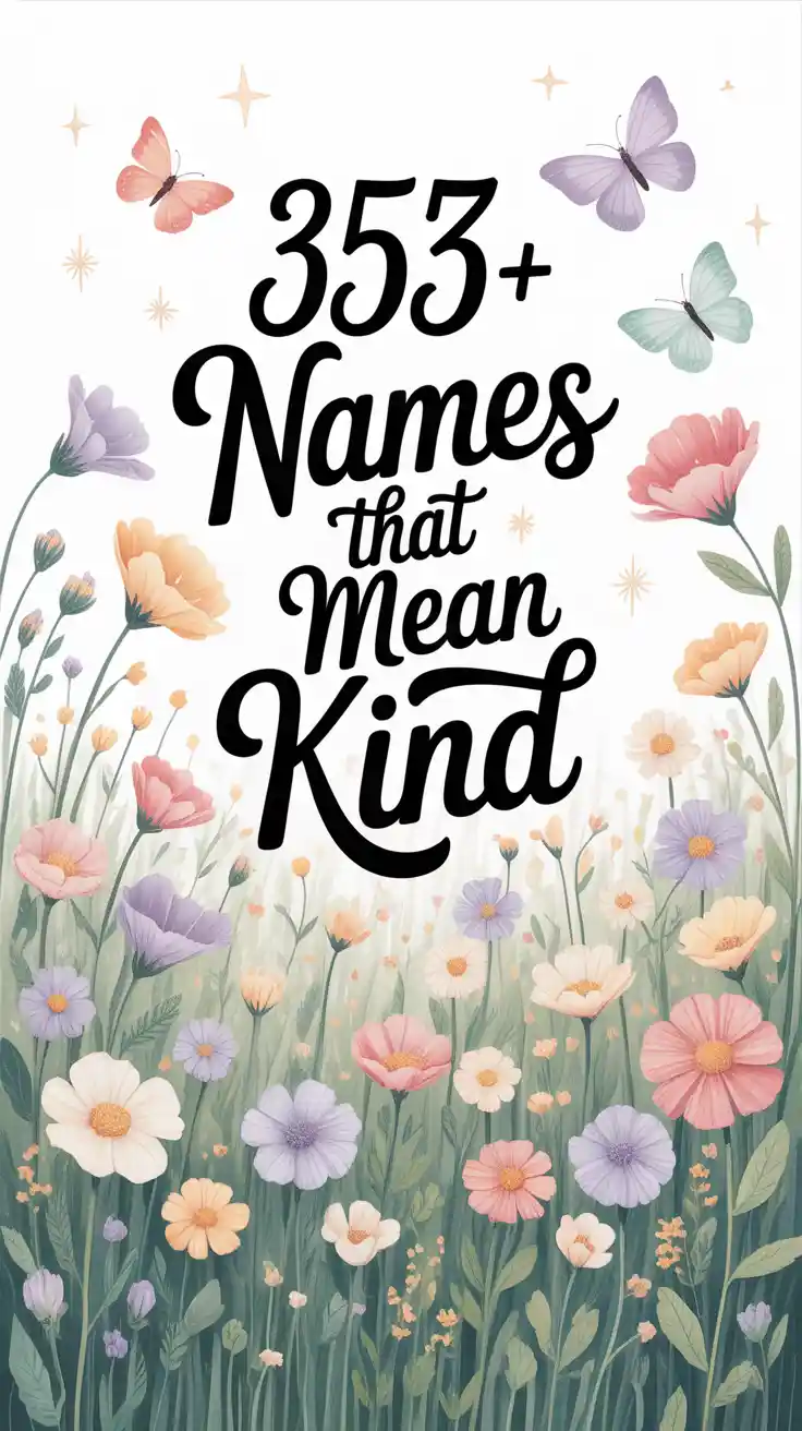 Names That Mean Kind