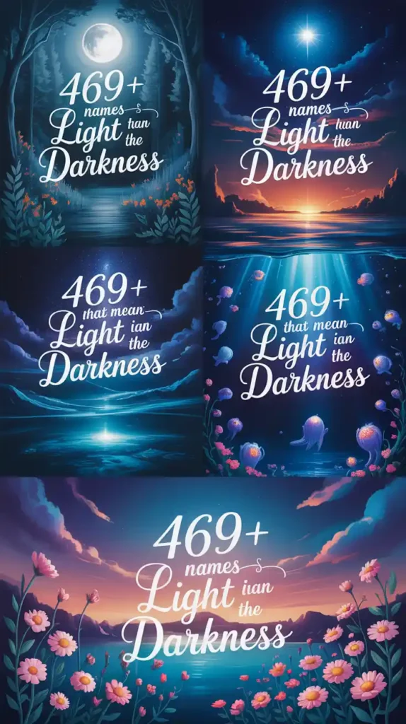 Names That Mean Light in the Darkness