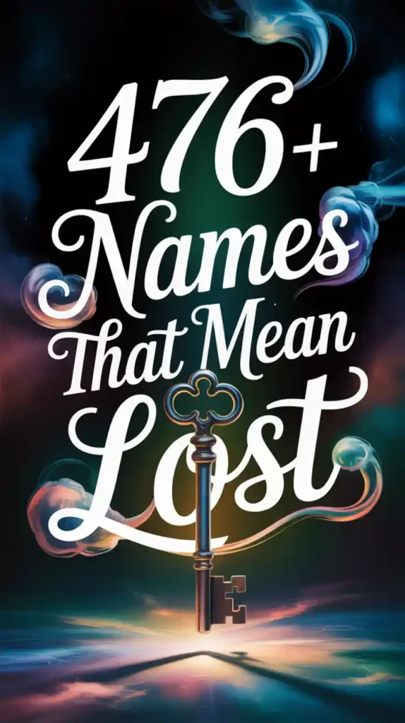 Names That Mean Lost