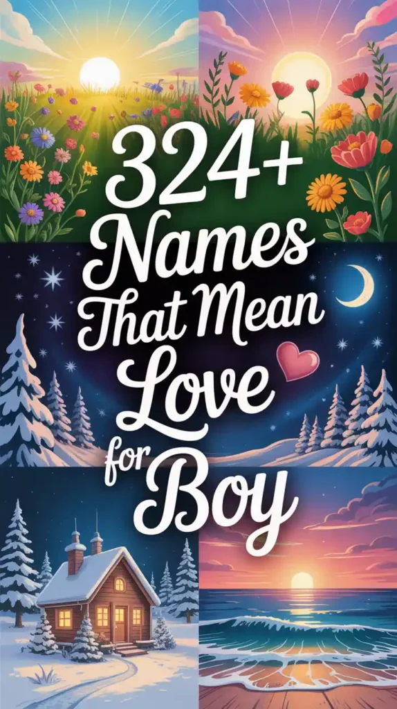 Names That Mean Love for Boy