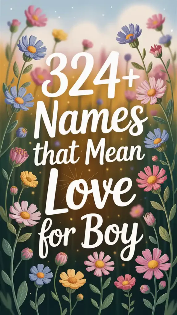Names That Mean Love for Boy