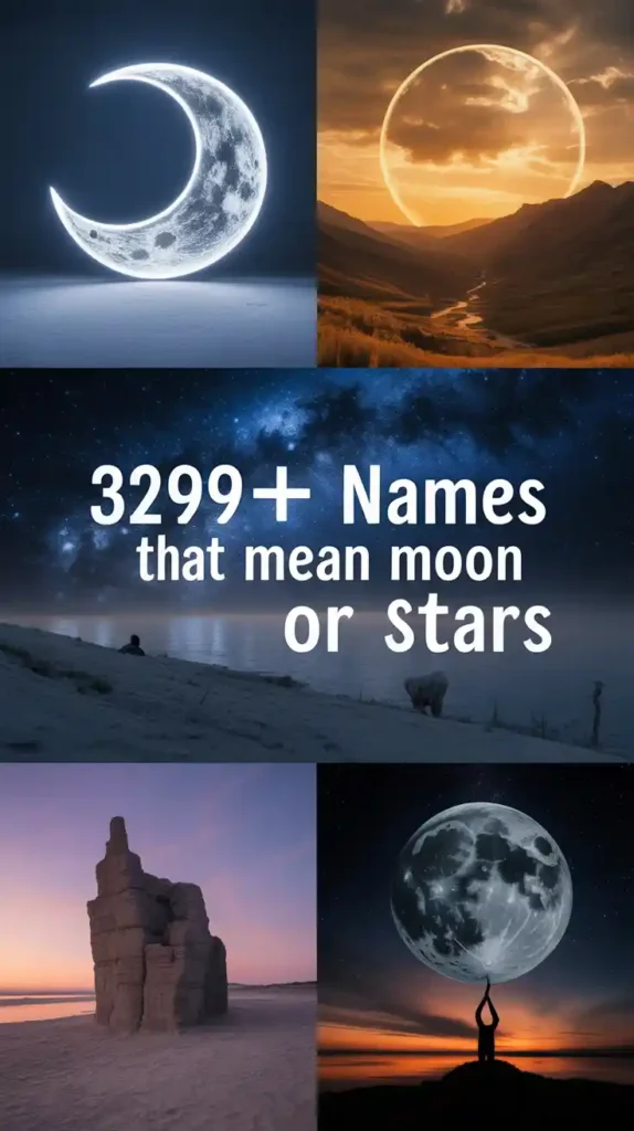 Names That Mean Moon or Stars