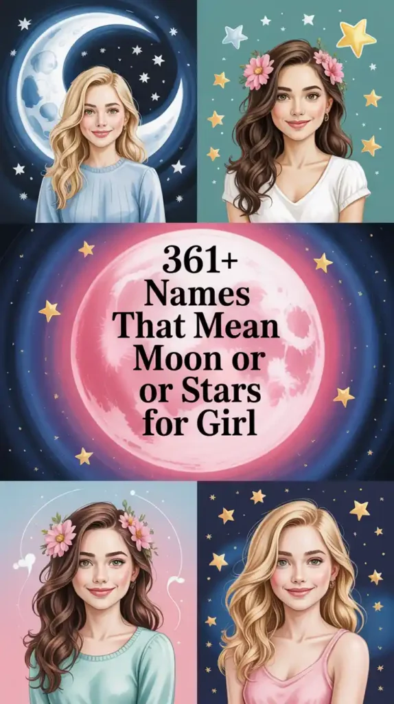 Names That Mean Moon or Stars for Girl