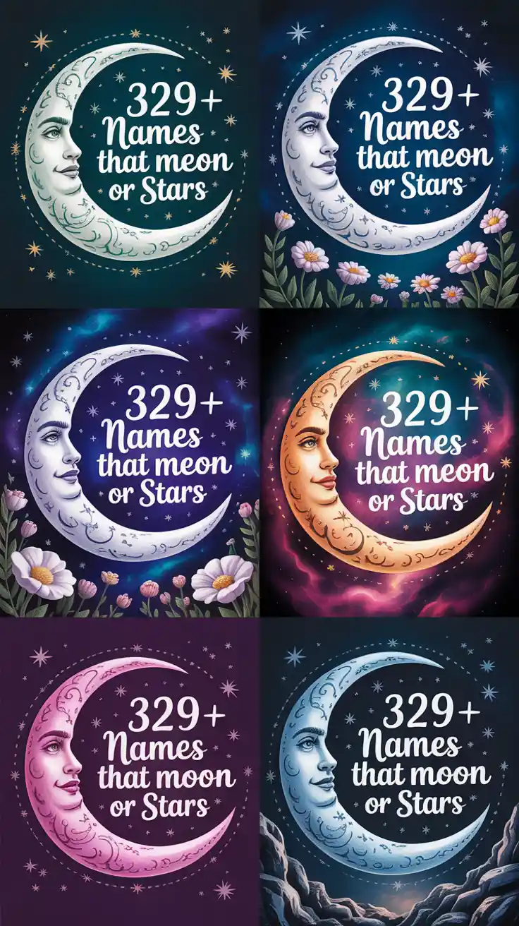 Names That Mean Moon or Stars