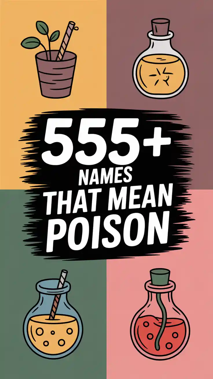 Names That Mean Poison