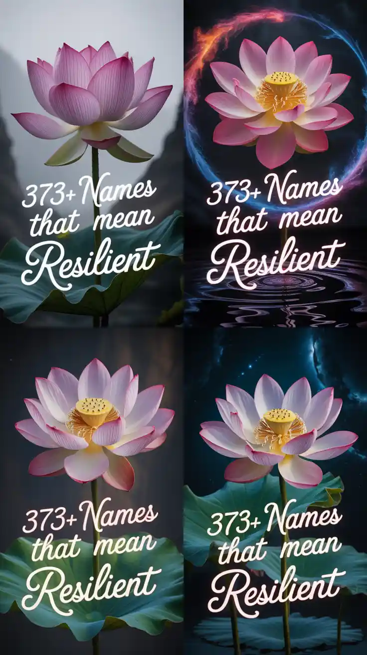 Names That Mean Resilient