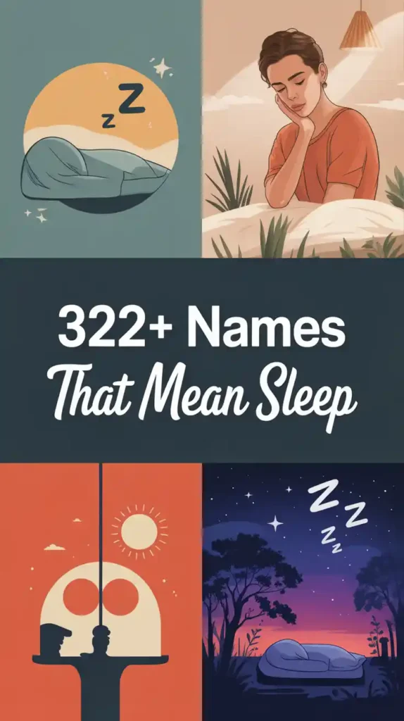 Names That Mean Sleep