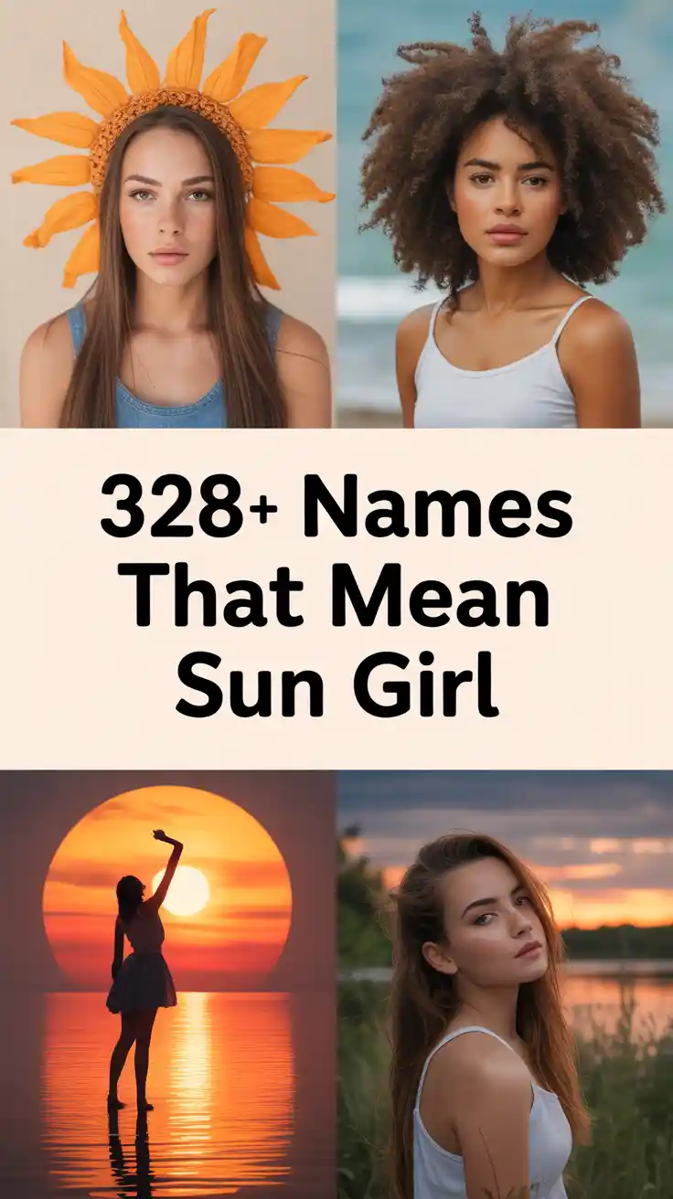 Names That Mean Sun Girl