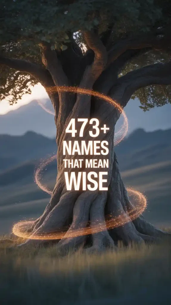 Names That Mean Wise