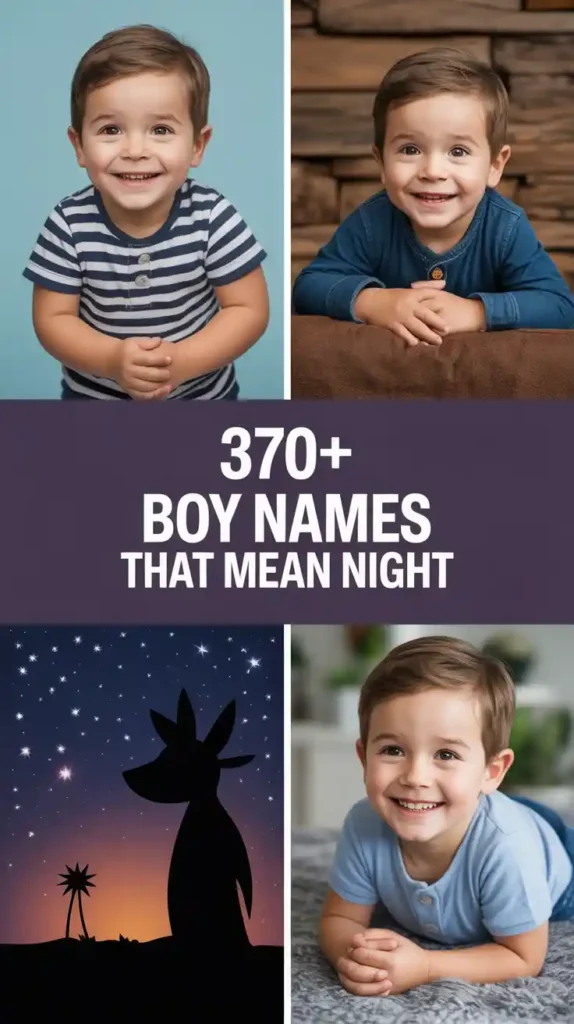 Boy Names That Mean Night