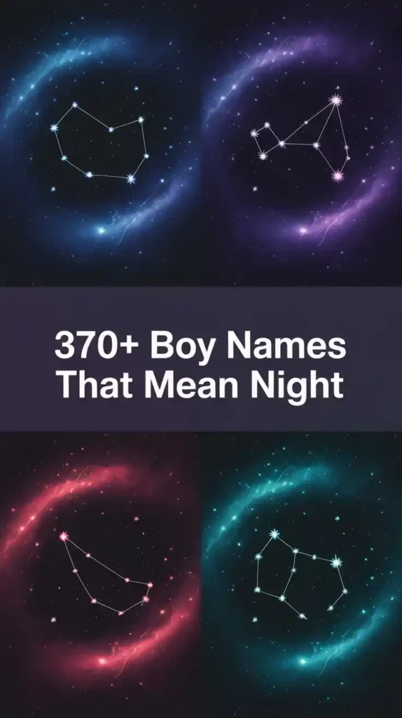 Boy Names That Mean Night