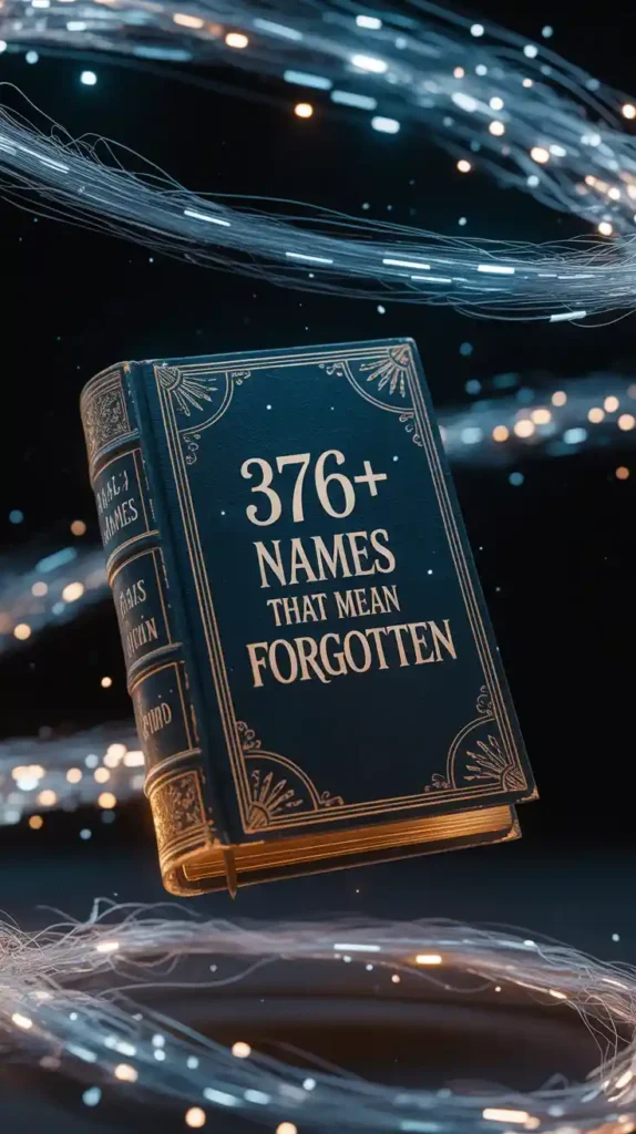 Names That Mean Forgotten