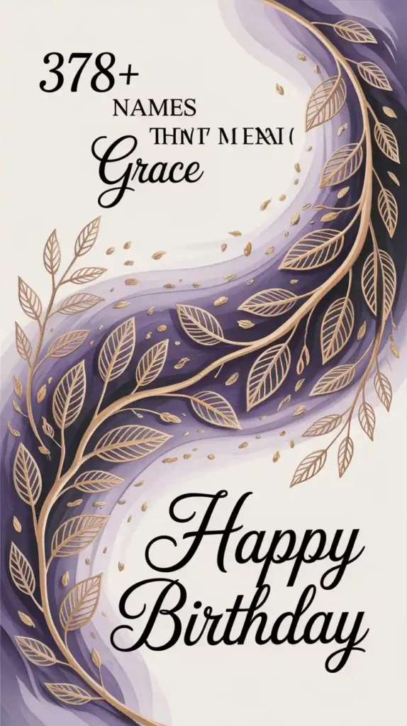 Names That Mean Grace