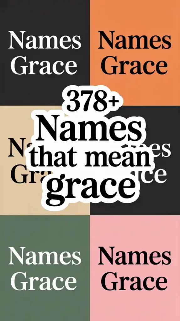 Names That Mean Grace