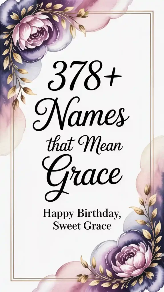 Names That Mean Grace