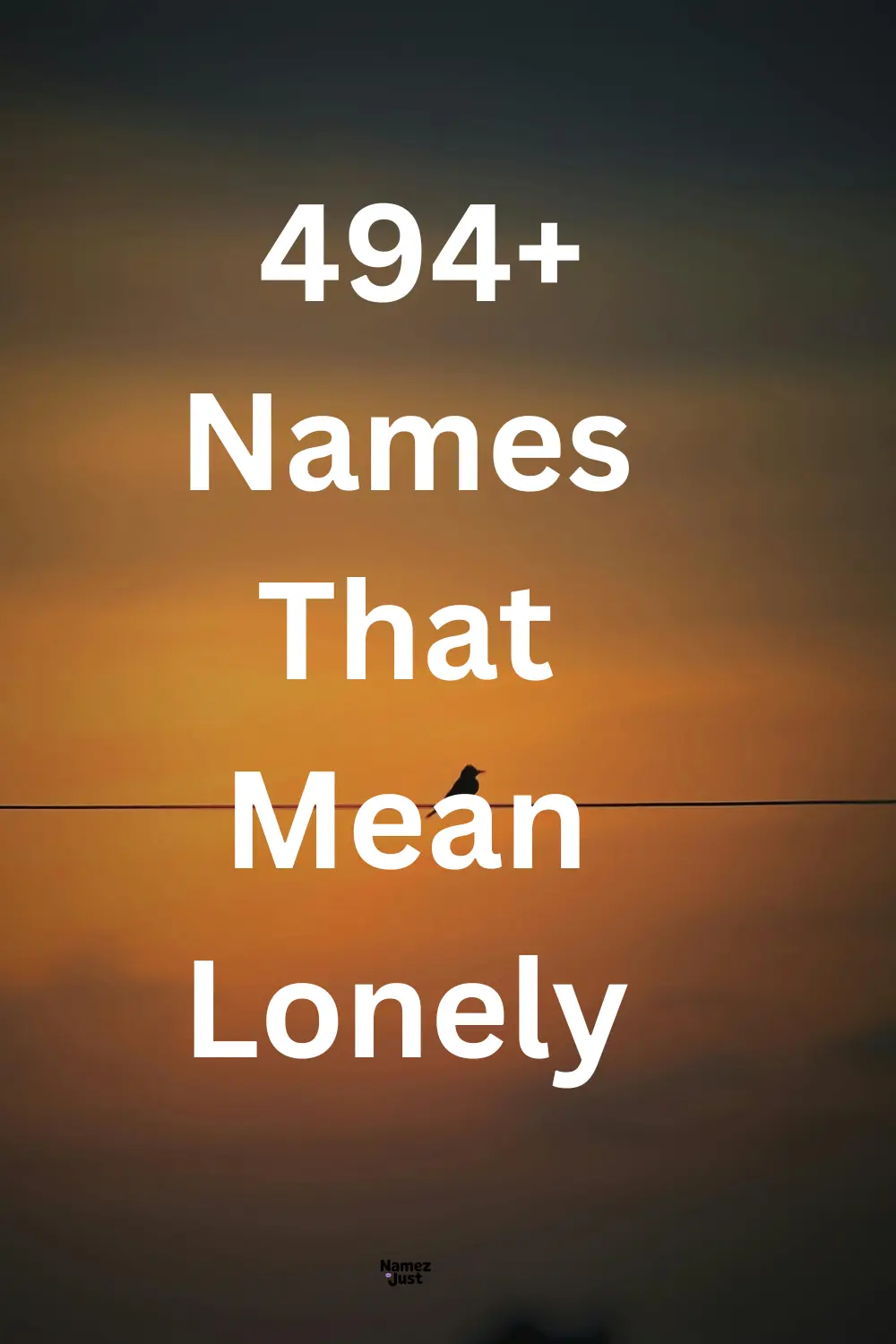Names That Mean Lonely