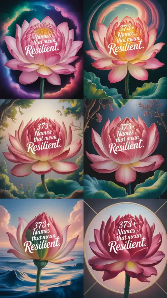 Names That Mean Resilient