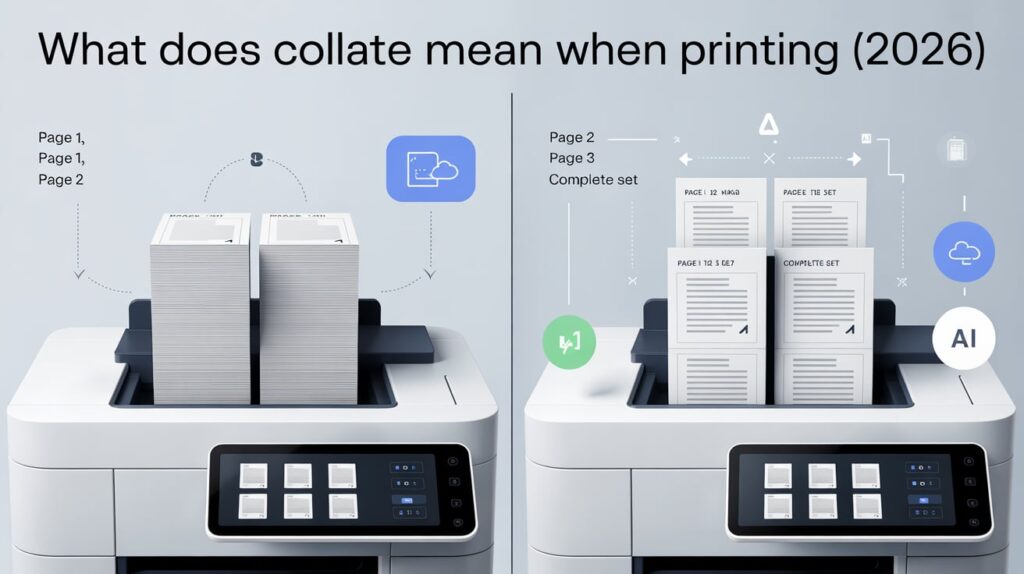 Collate Mean When Printing