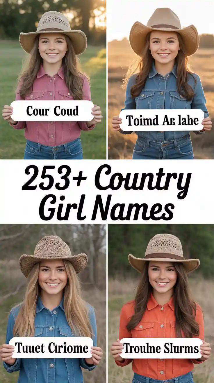 253+ Country Girl Names: Trendy, Classic & Unique Picks 2025