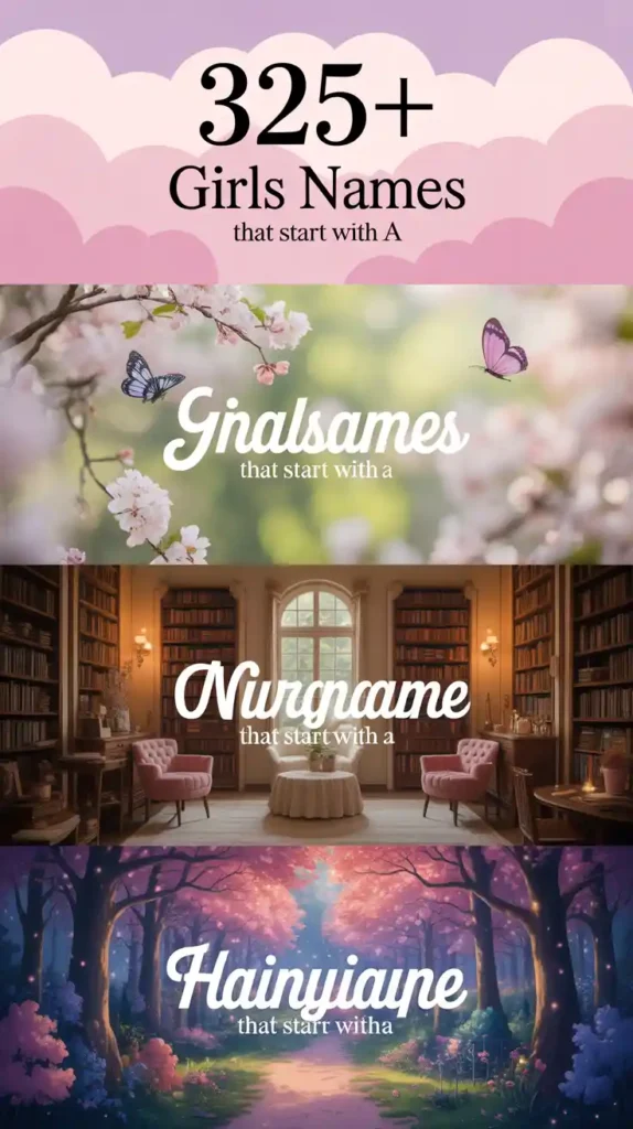 Girls Names That Start With A