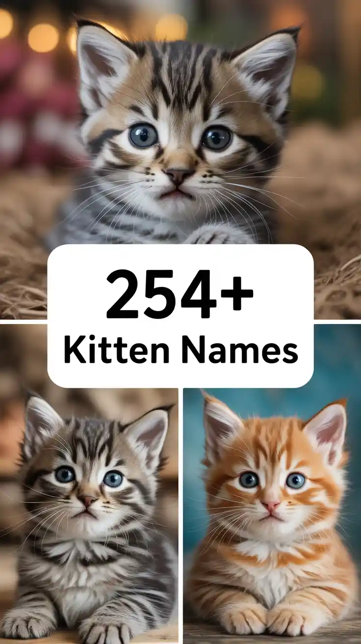 254+ Kitten Names (2025): Cute, Funny & Trendy Ideas