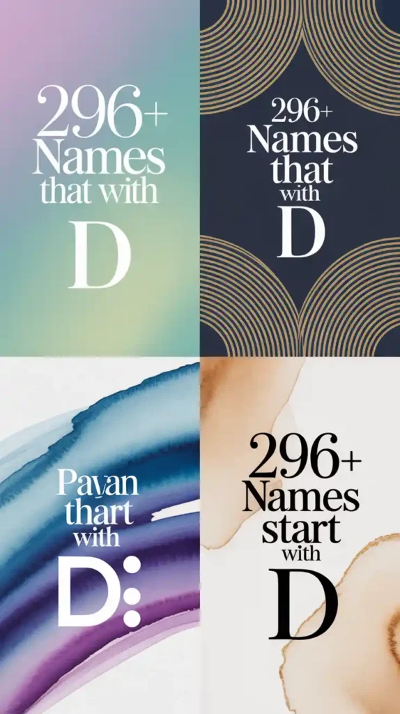 Names That Start With D