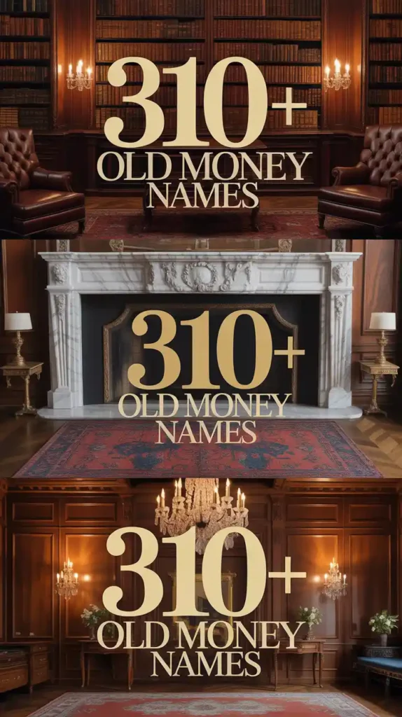 Old Money Names