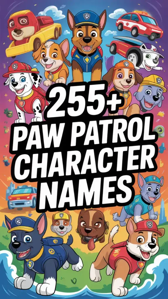 Paw Patrol Character Names