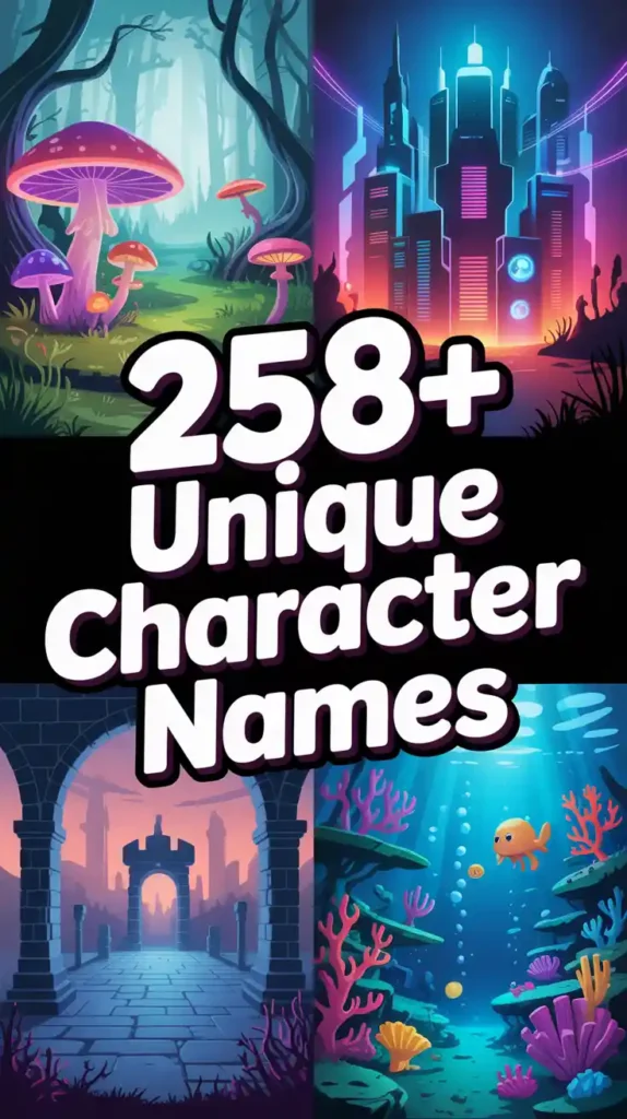 Unique Character Names