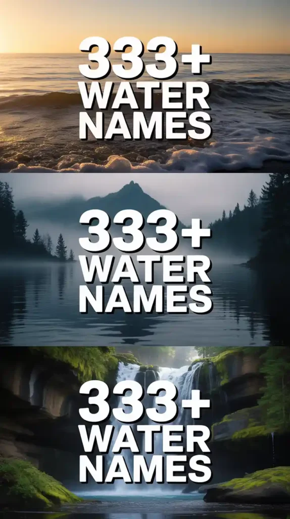 Water Names