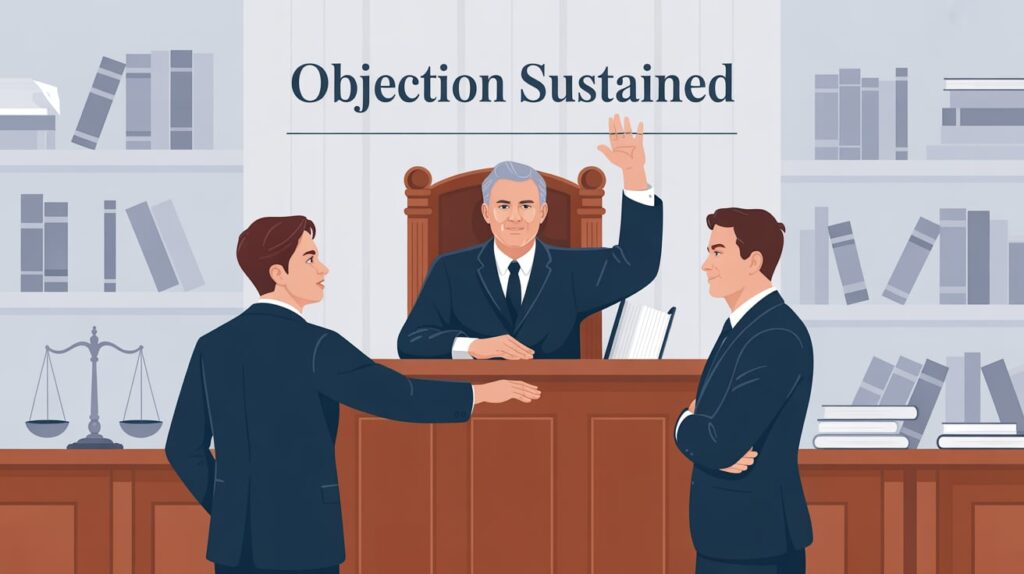 What Does Sustained Mean in Court