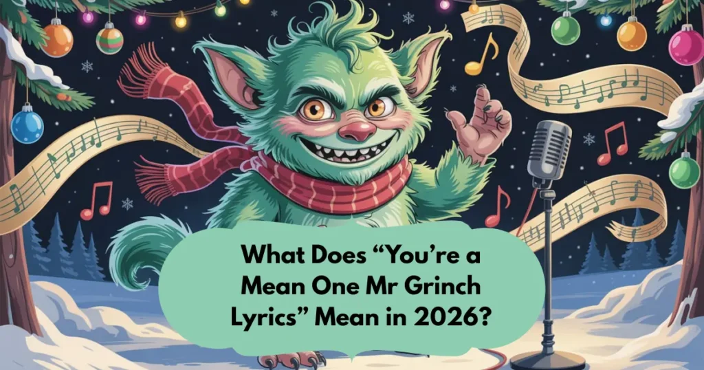 What Does “You’re a Mean One Mr Grinch Lyrics” Mean in 2026?