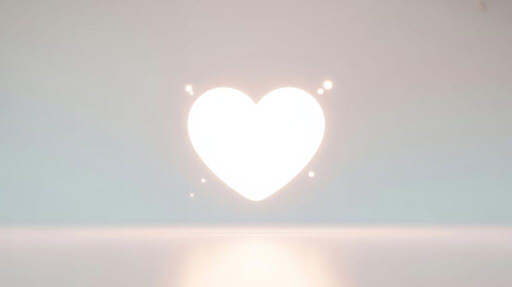 meaning of a white heart