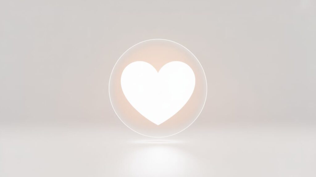 meaning of a white heart