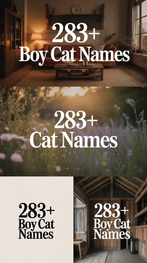 Boy Cat Names