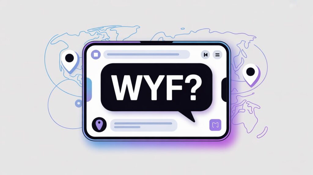 Examples of WYF Meaning in Text in Real Chats