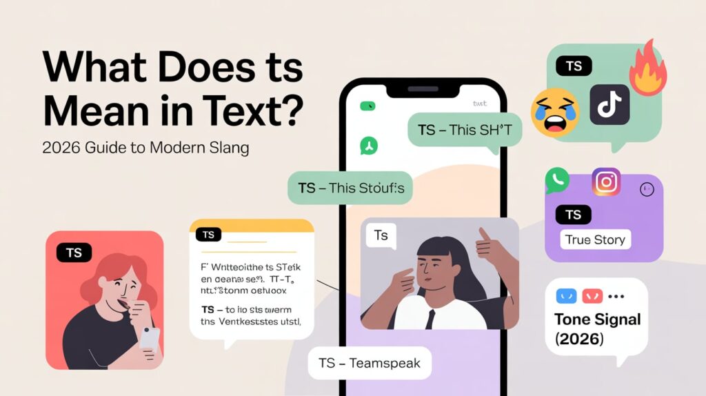 Examples of What Does TS Mean in Text in Real Chats