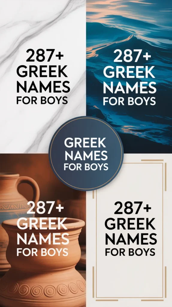 Greek Names for Boys