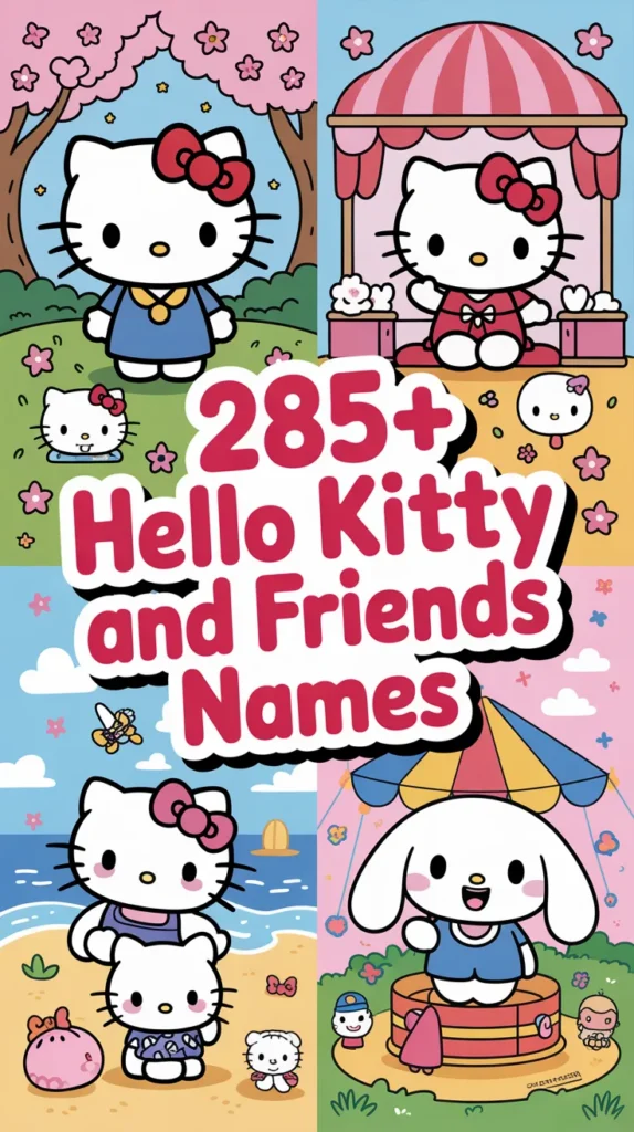Hello Kitty and Friends Names