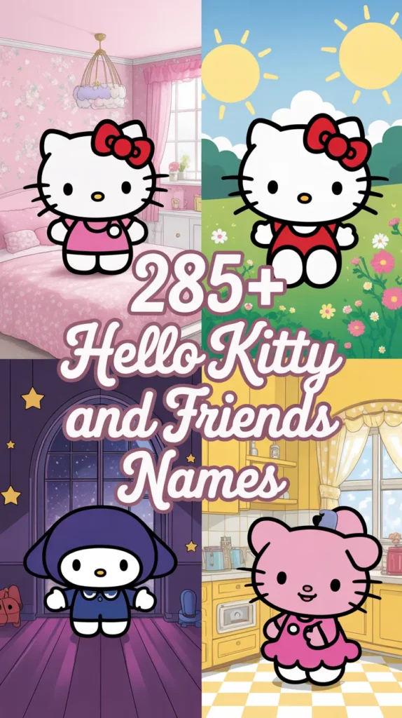 Hello Kitty and Friends Names