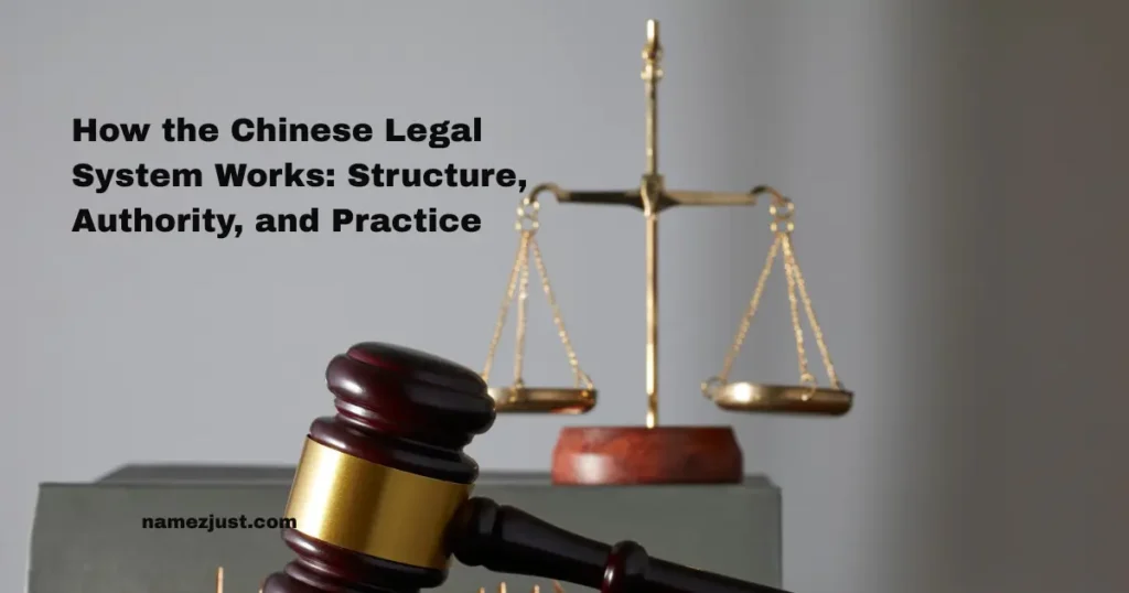 How the Chinese Legal System Works: Structure, Authority, and Practice