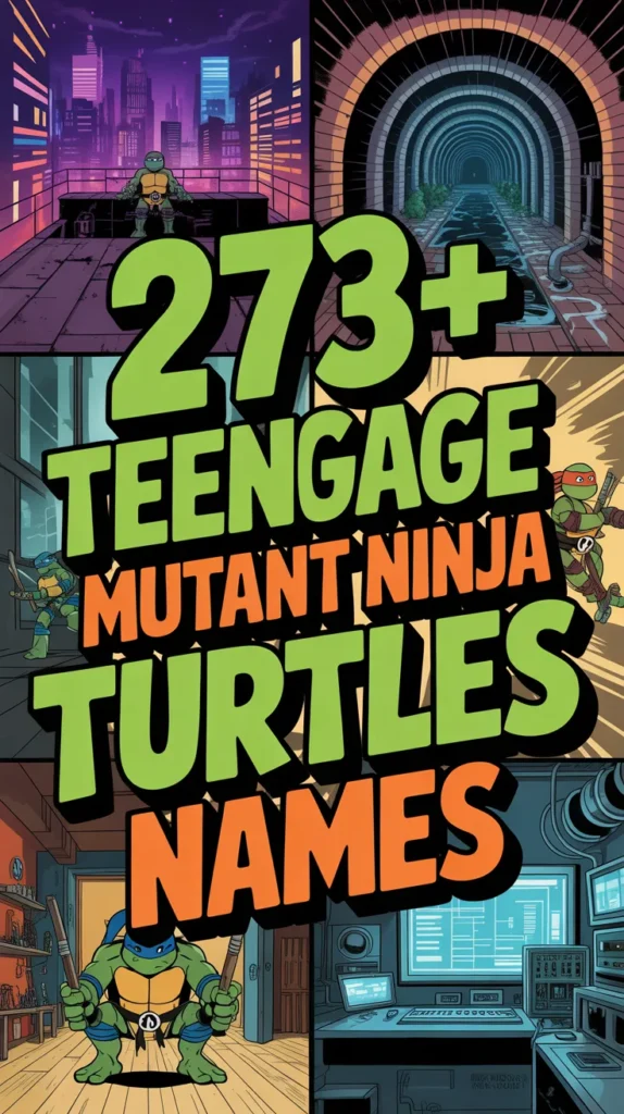 Teenage Mutant Ninja Turtles names