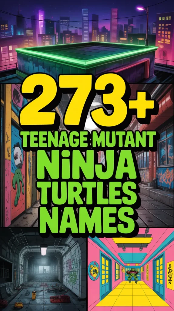 Teenage Mutant Ninja Turtles names