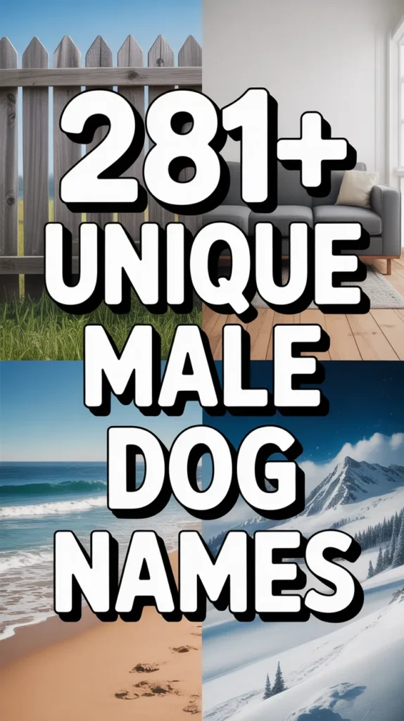 Unique Male Dog Names